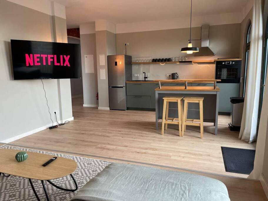 Loft 7 15Min Hbf 2Br Smart Tv Wifi Apartment Leipzig Exterior photo
